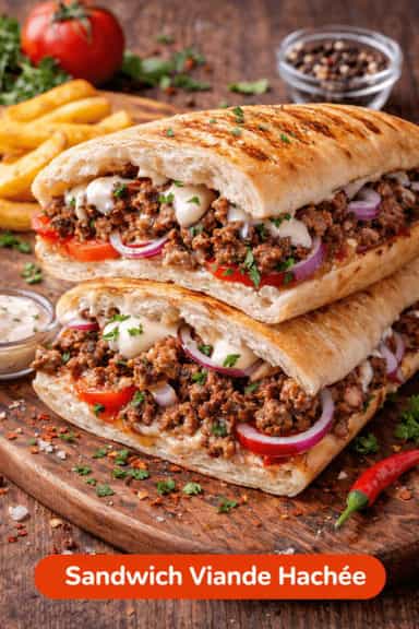 Sandwich Viande hachée Sandwich Viande hachée
