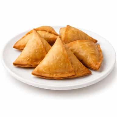 Sambosa poulet tandoori & fromage (6 pièces) Sambosa poulet tandoori & fromage (6 pièces)